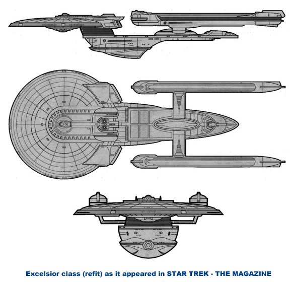STSTCSOLD&A | Excelsior (Refit) Class Battle-Cruiser United Federation ...