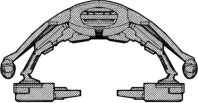 IMAGE SOURCE: FASA Star Trek Role Playing Game supplement #2301: Star Trek Starship Tactical Combat Simulator - Klingon Ship Recognition Manual