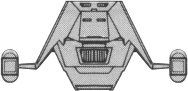 IMAGE SOURCE: FASA Star Trek Role Playing Game supplement #2301: Star Trek Starship Tactical Combat Simulator - Klingon Ship Recognition Manual