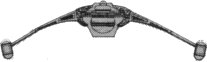IMAGE SOURCE: FASA Star Trek Role Playing Game supplement #2301: Star Trek Starship Tactical Combat Simulator - Klingon Ship Recognition Manual