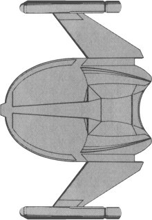 IMAGE SOURCE: FASA Star Trek Role Playing Game supplement #2303: Star Trek Starship Tactical Combat Simulator - Romulan Ship Recognition Manual